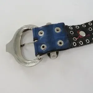 USMECO Paris Blue Oxidized Silver Leather Boho Southwestern Belt USMECO | Accessories | Usmeco Paris Blue Oxidized Silver  main image 3